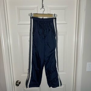 L.L. Bean Navy With White Stripes Track Athletic Pants Size Large 14-16